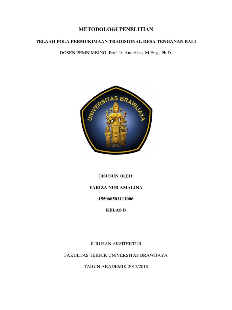 Cover Metodologi Penelitian | PDF