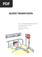 Blood Transfusion Class