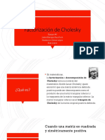 Factorización de Cholesky