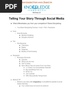 Storytelling Worksheet