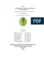 Asuhan Keperawatan Pada Pasien Dengan Trauma Spinal: Essay