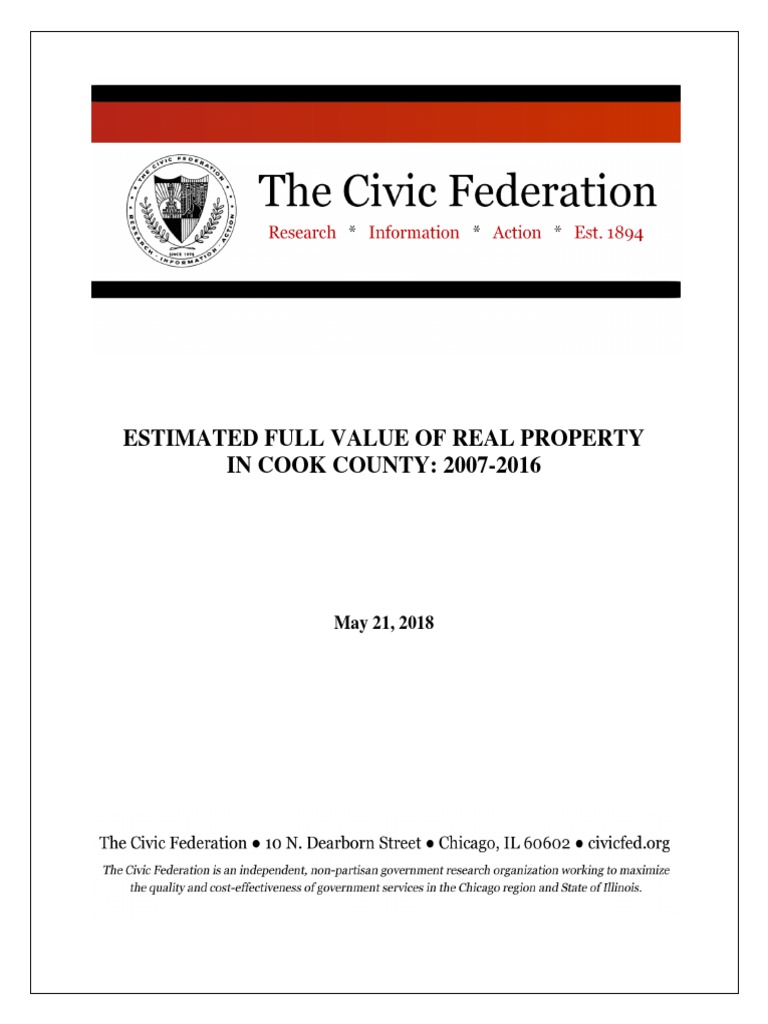 Cook County property value Median Chicago