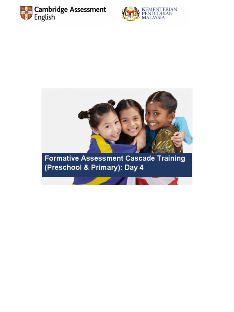 Formative Assessment Training Day 4 | PDF | Educational Assessment ...