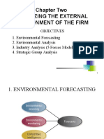 CH 2 Analyzing The External Environment of The Firm