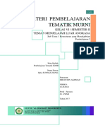 Materi Pembelajaran Tematik Murni