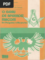 GRAU DE APRENDIZ MAÇOM - Jose Augusto de Souza - em Perguntas e Respostas PDF