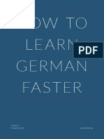 How to Learn German Faster