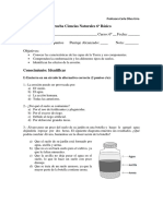 Prueba Ciencias Naturales 6º Básico Suelos