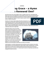 Amazing Grace - A Hymn From Renewed One?: Curatorial