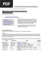 Cobra Net Tested Ethernet Products