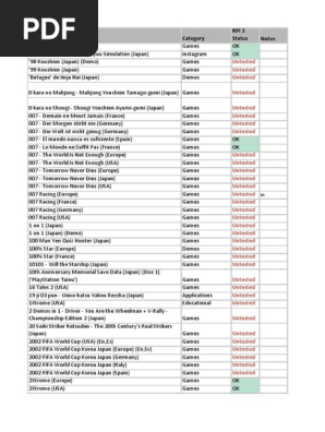 Lista Juegos Psx Ocio Deportes