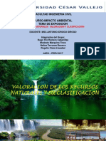 Valoracion Yclasificacion Recursos Naturales