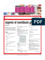 Aspects of Coordinate Geometry: Yl:mathematics