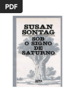 SONTAG, Susan - Sob o Signo de Saturno