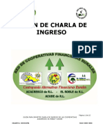 Guion para Charla de Ingreso 4e