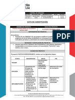 Acta de Constitución Proyecto Formativo