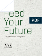Feed Your Future: 401 (K) Retirement Savings Plan