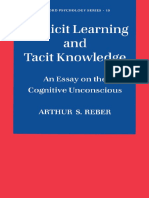 Implicit Learning and Tacit Knowledge PDF