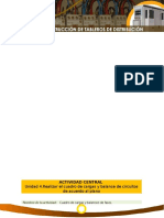 UNIDAD 4 Realizar el cuadro de cargas y balance de circuitos de acuerdo al plano.doc