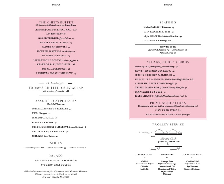 The Grill Dinner Menu | PDF | Western Cuisine | Regional & Ethnic Food