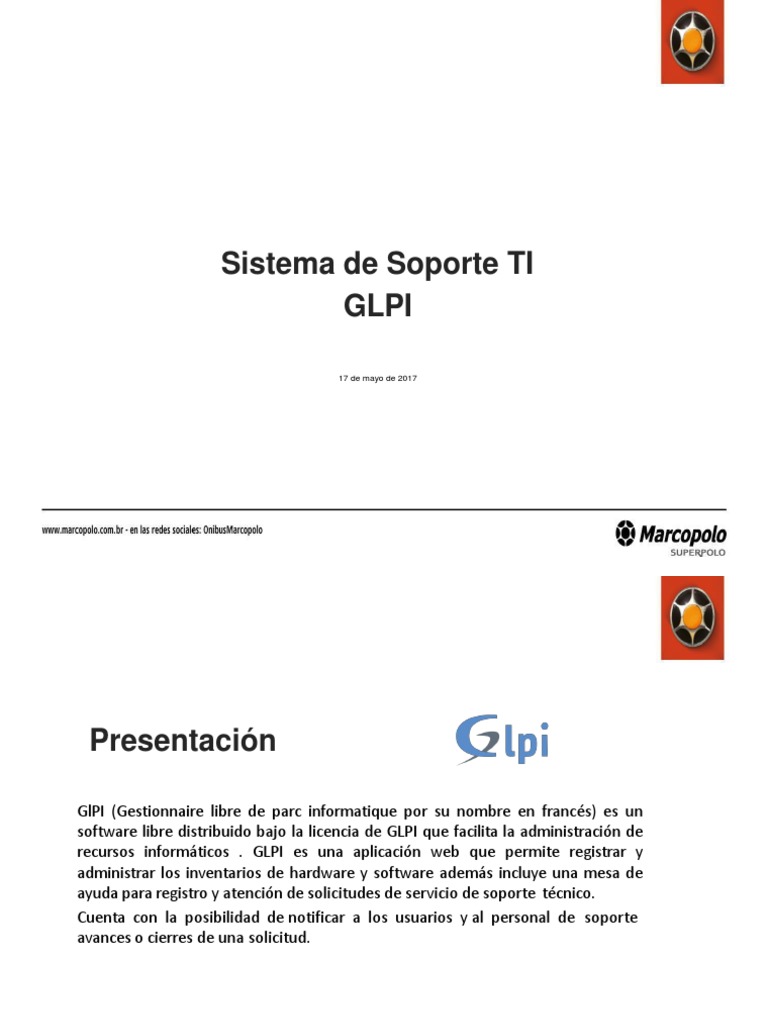 Guía para Usar GLPI en Soporte TI | PDF | Internet Explorer | Internet