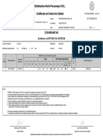 Certificado Control Calidad Compresion Fondo Losa