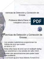 Técnicas de detección y corrección de errores