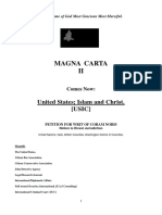 The Government of USIC; Indictment to prosecute the Federal Masonic Government for conspiracy.