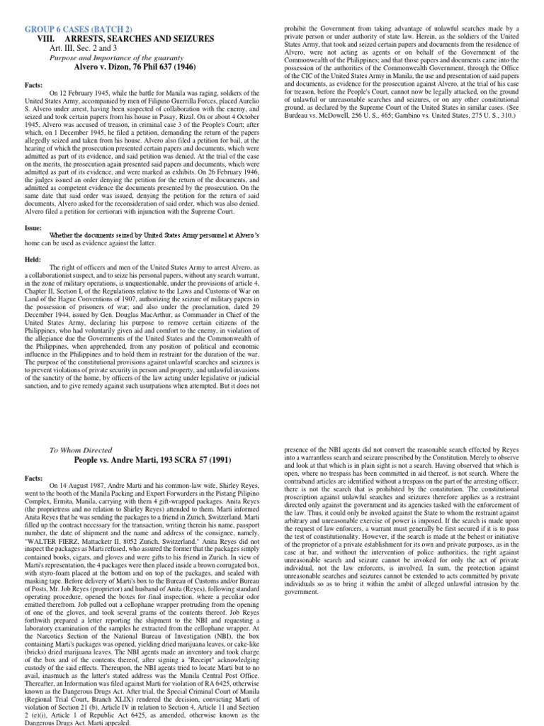 Arrests, Searches and Seizures | PDF | Search And Seizure | Search Warrant