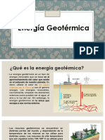 Energía Geotérmica