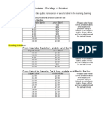 Hotel Shuttle Schedule for Posting 9.23