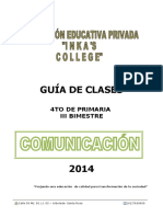 4 Grado - Comunicación I - Iiib