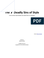The 7 Deadly Sins of Style
