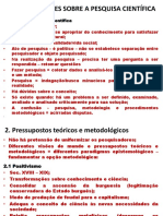 Considerações Sobre A Pesquisa Científica