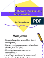 Manajemen Usaha Keperawatan Wahyu