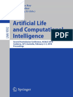 Artificial Life and Computational Intelligence-ALCALCI 2106