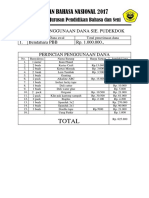 Rincian Dana Pudekdok Dan Lampiran Nota