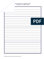 Lined - Paper For STAAR