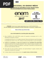 Prova 2º Dia Caderno 5 – Amarelo(Ampliada) - 1ª Aplicação
