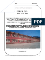 Estudio de Preinversion I.E Mariscal Luzuriaga, Ancash