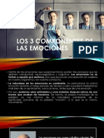 Los Tres Componentes de Las Emociones