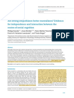 Routes Social Cognition