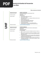 Plan Nacional de Frecuencias 2024 | PDF | Modulación de frecuencia ...