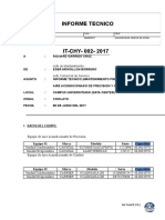 Informe Tecnico - Mantenimiento Preventivo a Equipo de a.a de Precision y Confort - Junio - U.S.S