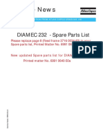 Service News: DIAMEC 232 - Spare Parts List