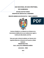 Factores climáticos y su relación en el diseño de la envolvente de edificios institucionales según la zonificación bioclimática del Perú