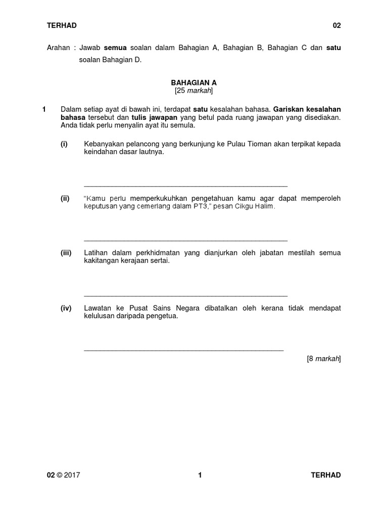 Soalan Pt3 Ppt 2017 Pdf