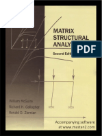 McGuire Gallagher Ziemian - Matrix Structural Analysis