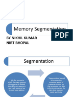Memory Segmentation: by Nikhil Kumar Nirt Bhopal