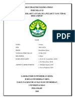 Laporan Praktikum Kimia Fisik I Percobaan Ii " Distribusi Zat Terlarut Antara Dua Pelarut Yang Tidak Bercampur"